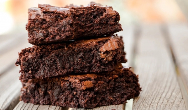 Receita de brownie proteico de batata doce